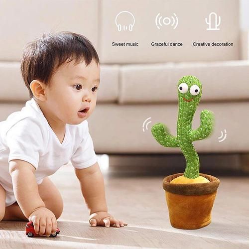 Dancing Cactus Toy for Kids | Talking, Singing, Recording & Repeating Toy