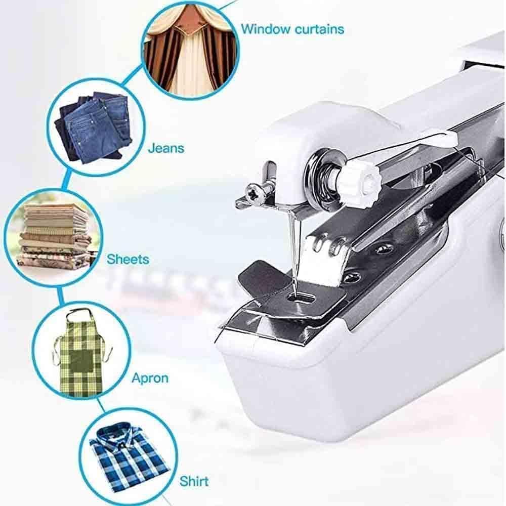 Electric Handy Stitch Mini Hand Sewing Machine Stapler Style Mini Machine Home Tailoring Silai Machine Emergency Stitching Handheld Sewing Machine For Emergency Stitching (1)