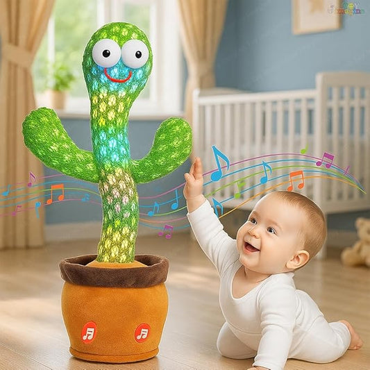 Dancing Cactus Toy for Kids | Talking, Singing, Recording & Repeating Toy